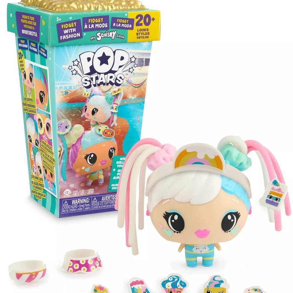 My Squishy Little Pop Stars by WowWee (Turquoise) NEW IN BOX